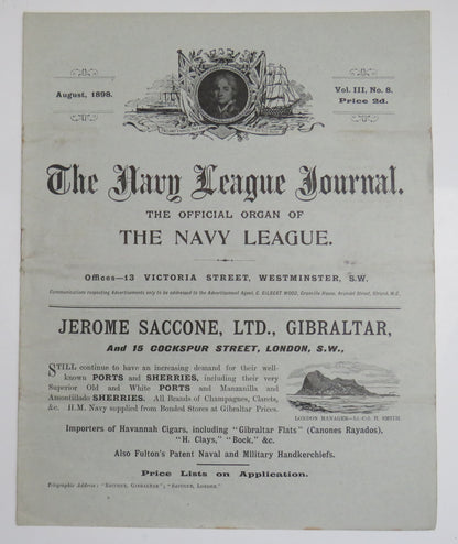 The Navy League Journal The Official Organ of The Navy League August 1898 book image 2