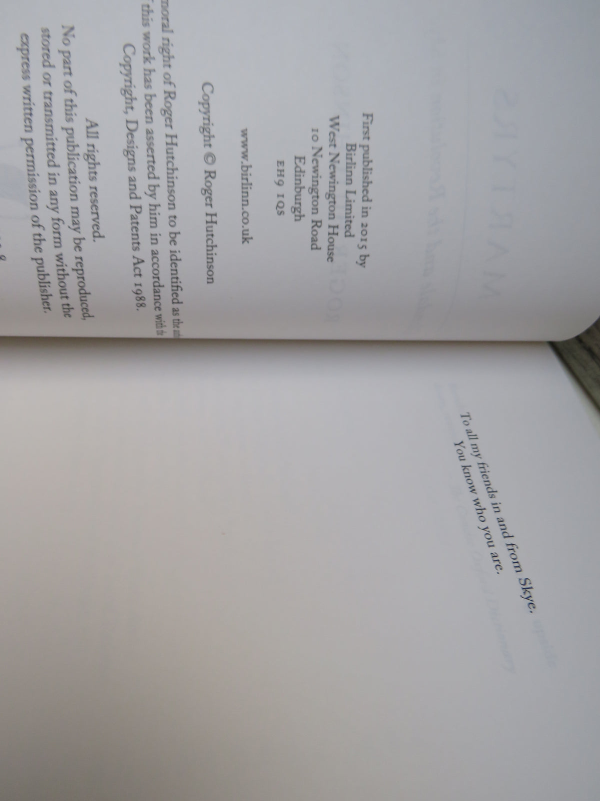Martyrs Glendale and the Revolution In Skye By Roger Hutchinson 2015
