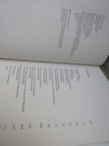 The Manufacture of Scottish History Edited By Ian Donnachie and Christopher Whatley 1992