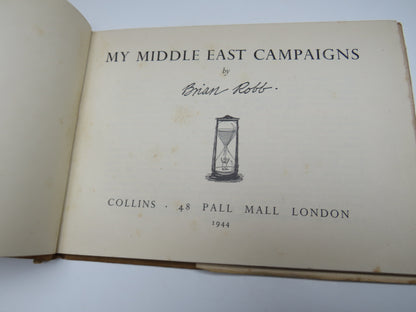 Antique Book - My Middle East Campaigns by Brian Robb, 1944 book image 3