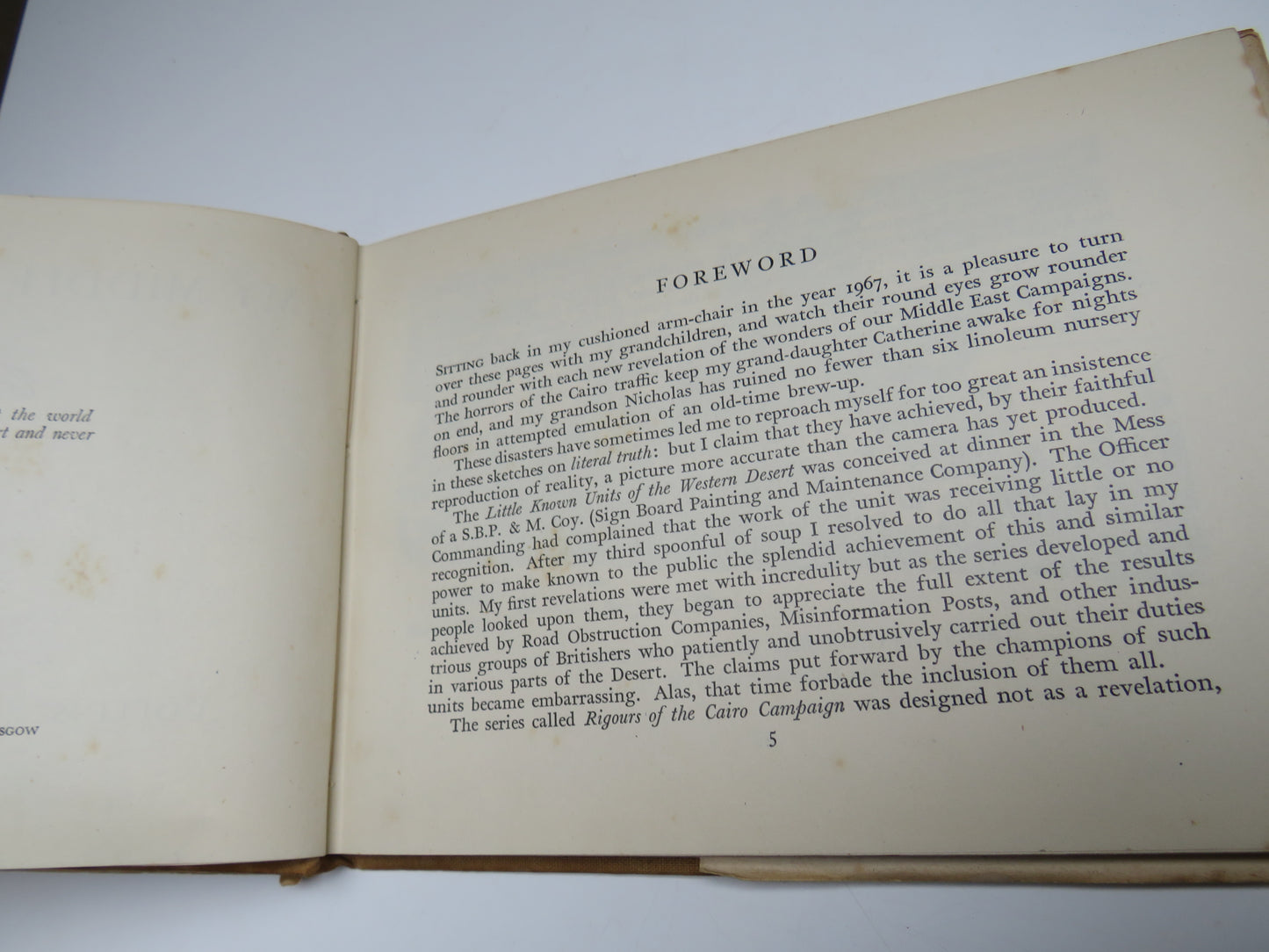 Antique Book - My Middle East Campaigns by Brian Robb, 1944