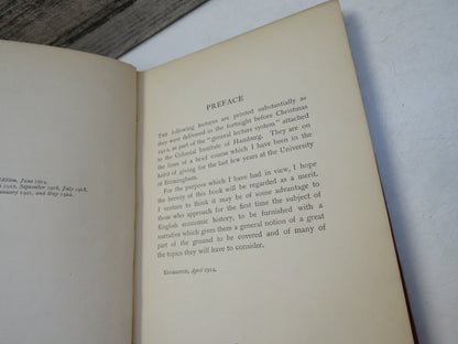 The Economic Organisation of England An Outline History By Sir William Ashley 1922