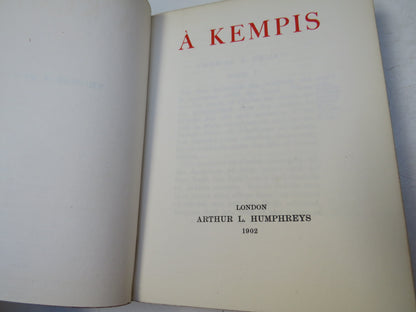 Of The Imitation of Christ By Thomas A Kempis 1902