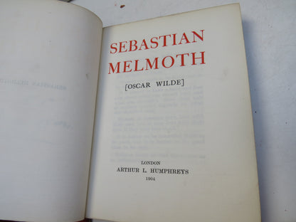 Sebastian Melmoth By Oscar Wilde 1904