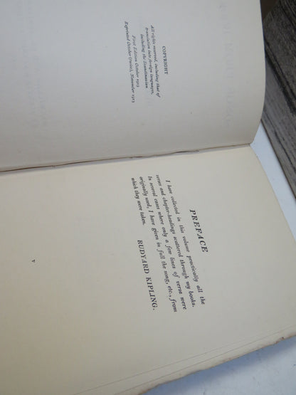 Songs From Books By Rudyard Kipling 1913