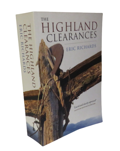 The Highland Clearances by Eric Richards, 2008 book front cover