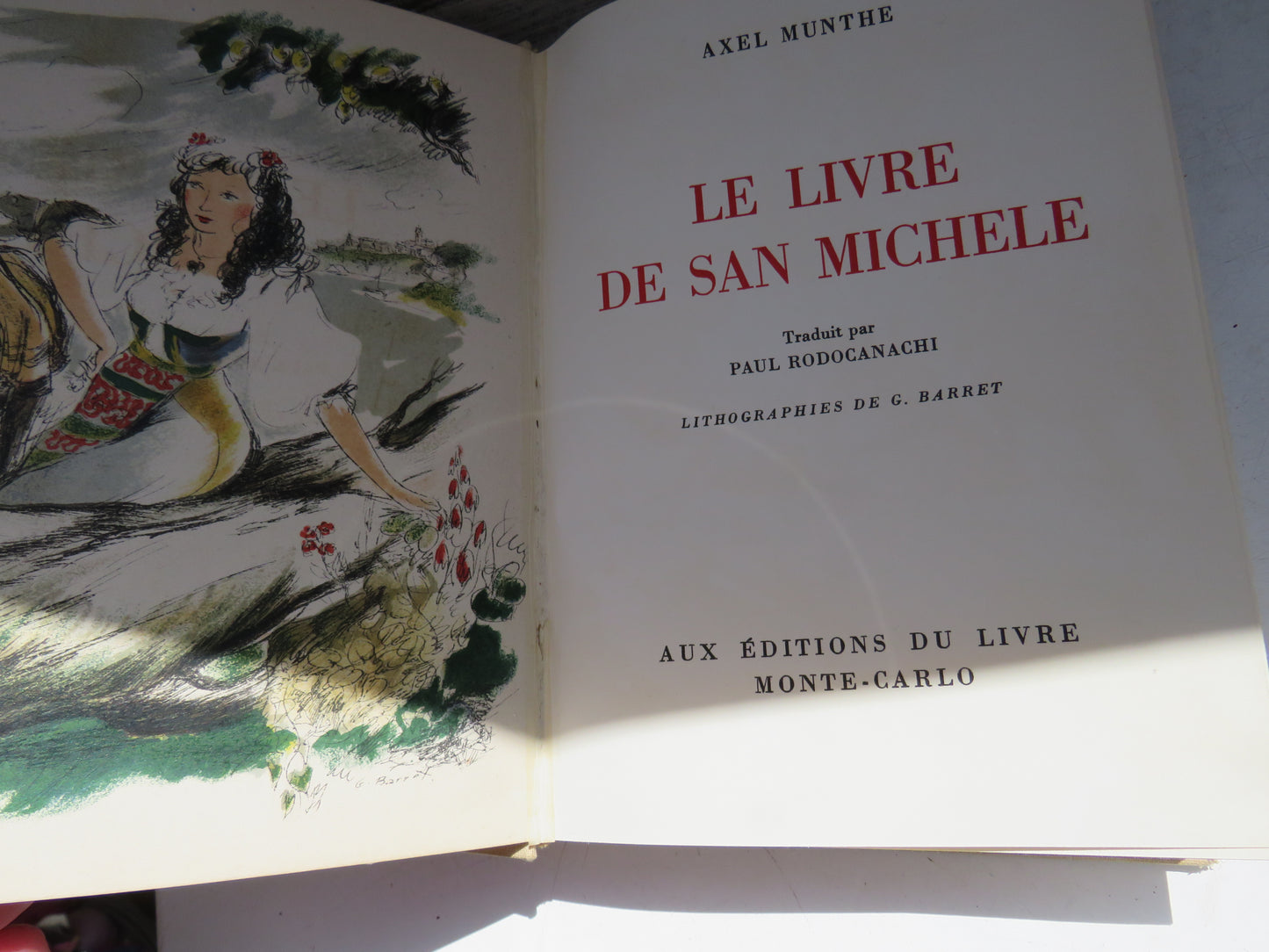 Le Livre De San Michele By Axel Munthe Aux Editions