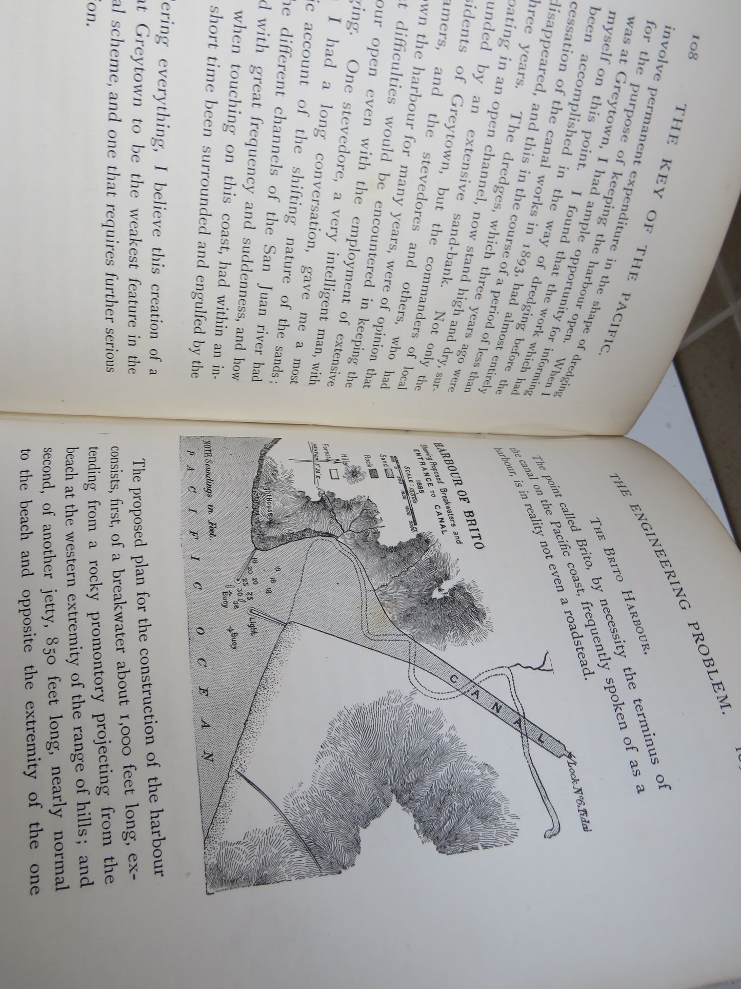 The Key Of The Pacific The Nicaragua Canal By Archibald Ross Colquhoun 1895 Antique Book