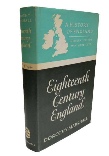 Eighteenth Century England By Dorothy Marshall 1968 book front cover