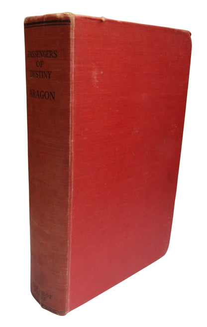 Passengers of Destiny By Louis Aragon Translated By Hannah Josephson 1947 book front cover