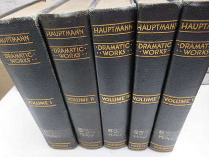 The Dramatic Works of Gerhart Hauptmann Edited By Ludwig Lewisohn 1920 book image 3