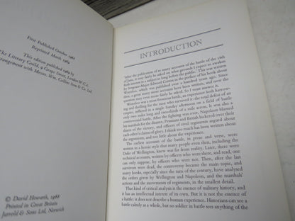 A Near Run Thing The Day of Waterloo By David Howarth 1969