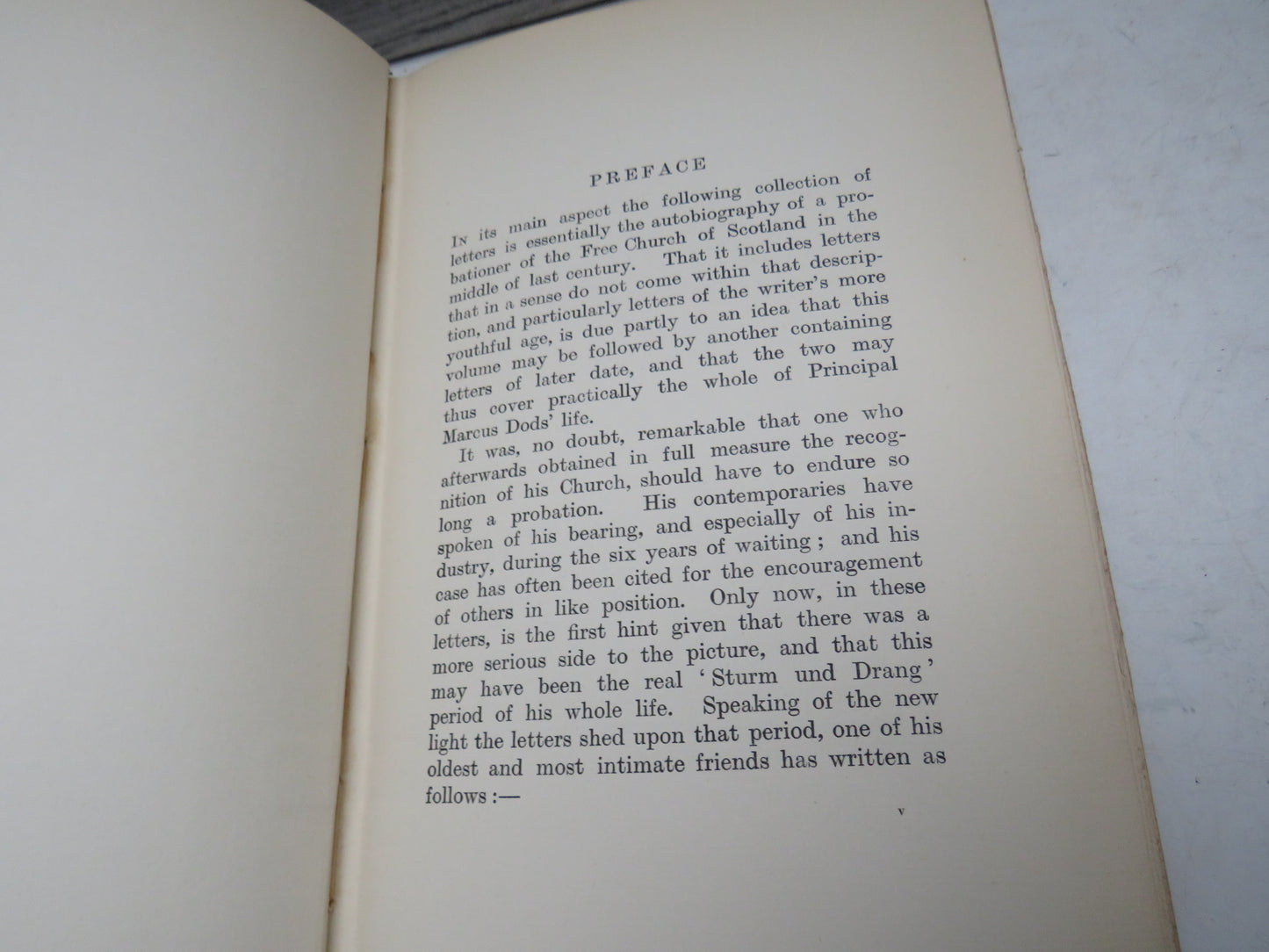 Early Letters of Marcus Dods Selected and Edited By His Son Marcus Dods 1910