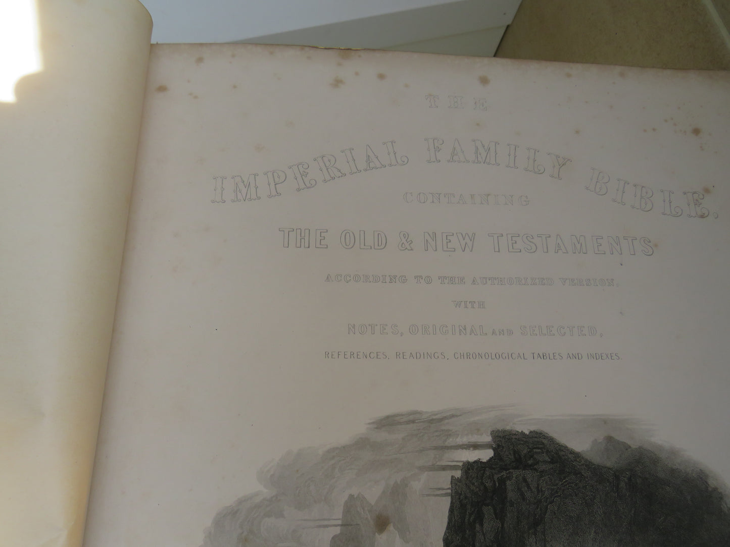 The Imperial Family Bible Containing The Old & New Testaments 2 Volumes