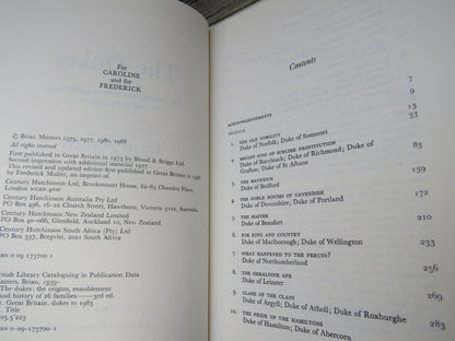 The Dukes The Origins, Ennoblement and History of 26 Families By Brian Masters 1988