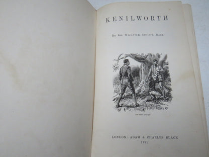 Kenilworth By Sir Walter Scott 1891