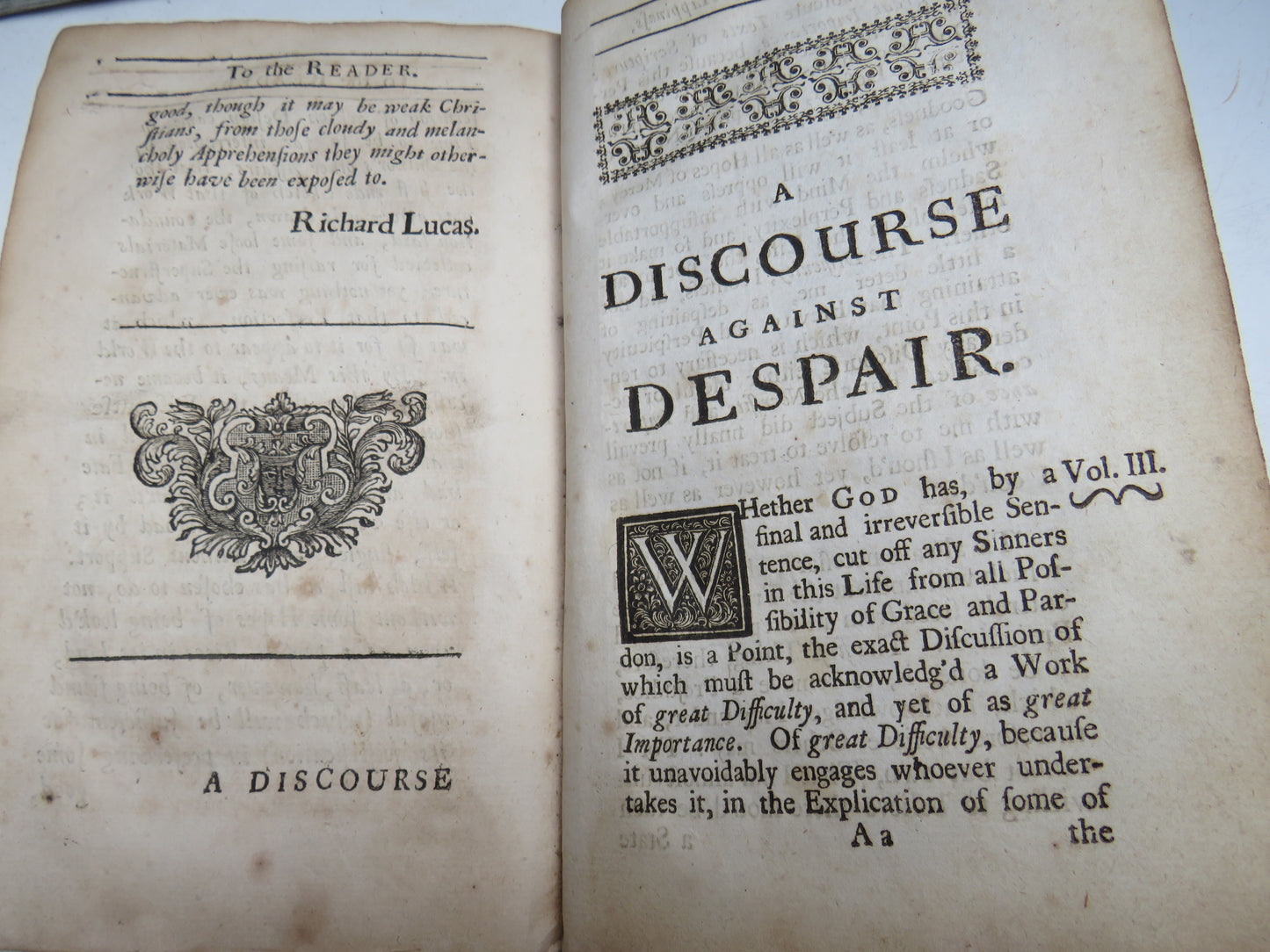 Several Discourses Upon Repentance The Severity and The Goodness of God By The reverend Dr. Richard Lucas 1717