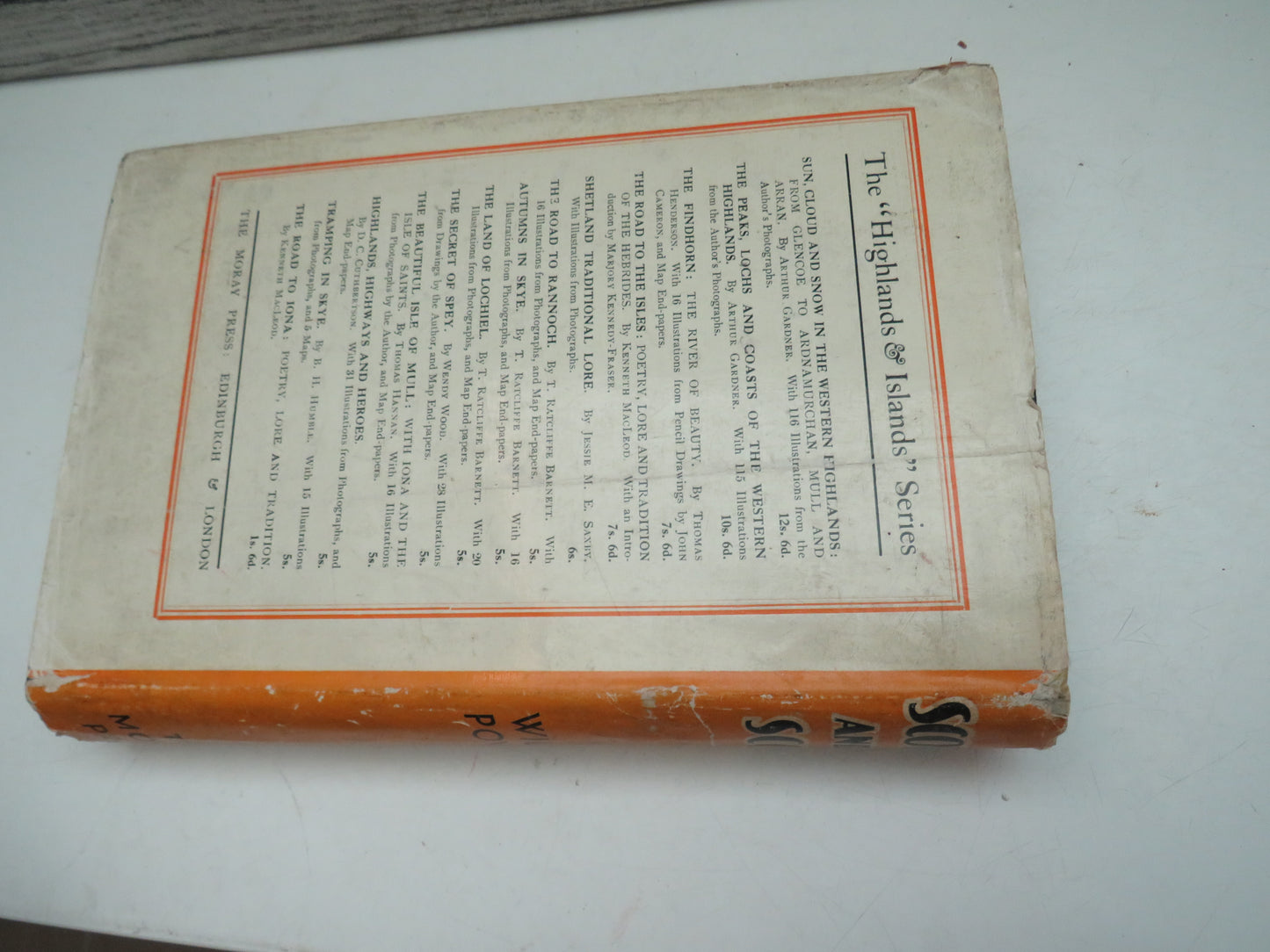 Scotland and the Scots By William Power 1934 1st Edition