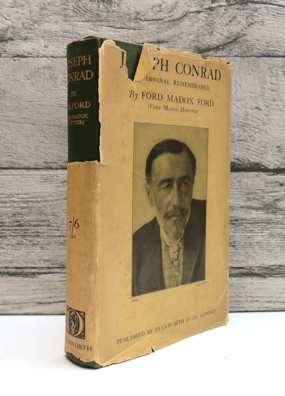 Joseph Conrad A Personal Remembrance By Ford Madox Ford 1924 1st Edition