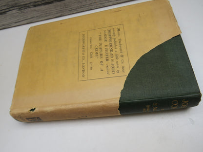 Joseph Conrad A Personal Remembrance By Ford Madox Ford 1924 1st Edition
