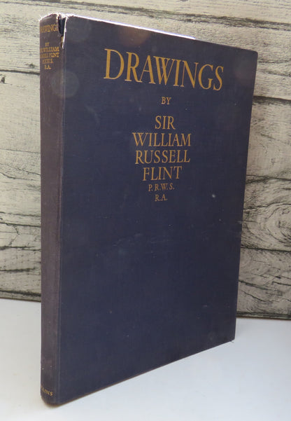 Drawings By Sir William Russell Flint 1950 book front cover