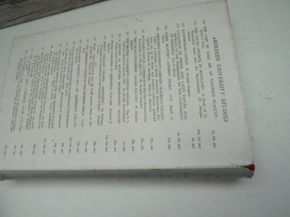 The Fusion of 1860 A Record of the Centenary Celebrations and a History of The University of Aberdeen 1860-1960 Edited By W. Douglas Simpson 1963
