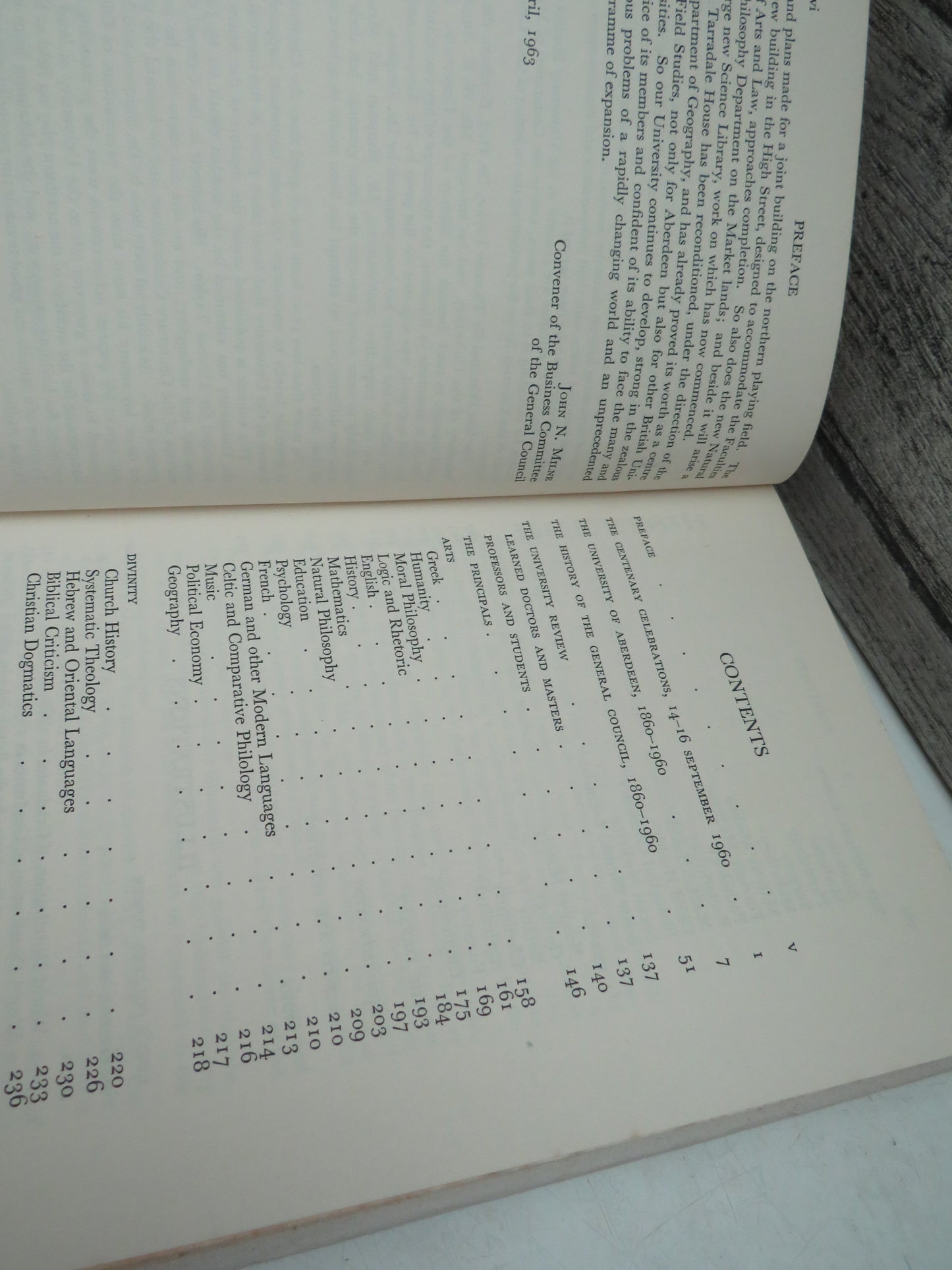 The Fusion of 1860 A Record of the Centenary Celebrations and a History of The University of Aberdeen 1860-1960 Edited By W. Douglas Simpson 1963
