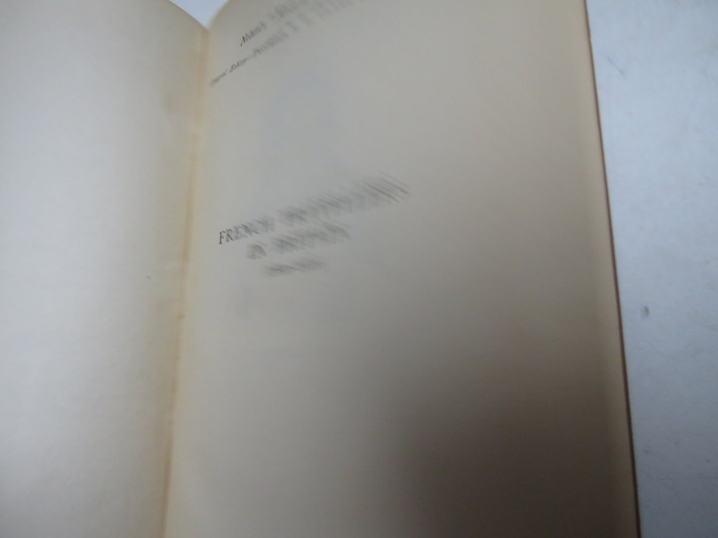 French Travellers In Britain 1800-1926  - 1928