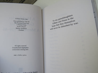 A Highlander Goes To War A Memoir 1939-46 By Peter Grant 1995
