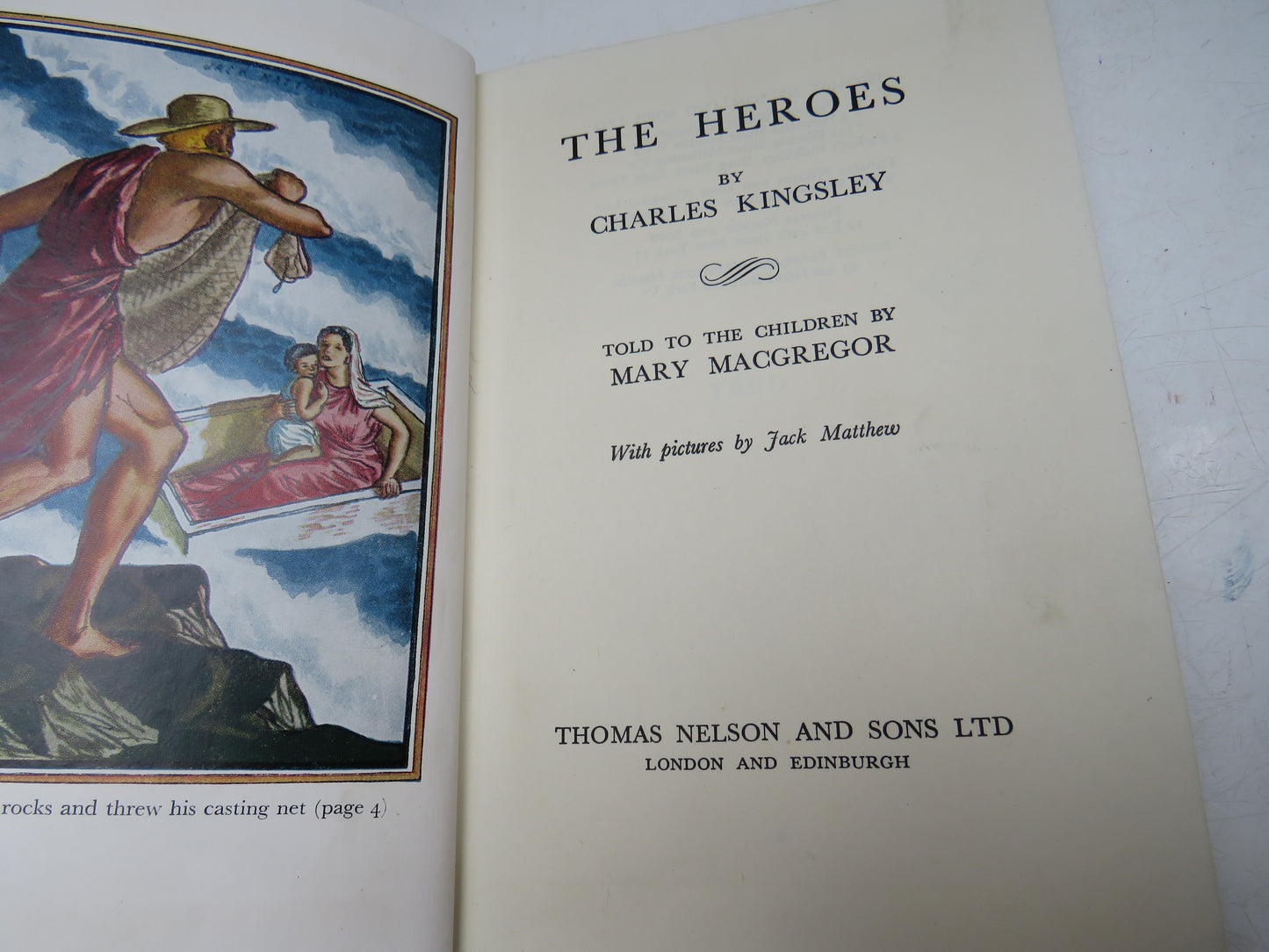 The Heroes By Charles Kingsley Told To The Children By Mary MacGregor