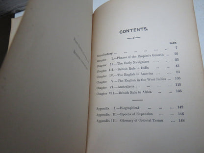Clough's Expansion of the British Empire (1588-1858) 1900