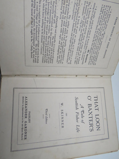 That Loon O' Baxter's, A Tale of Scottish Fisher Life by W. Skinner book image 7
