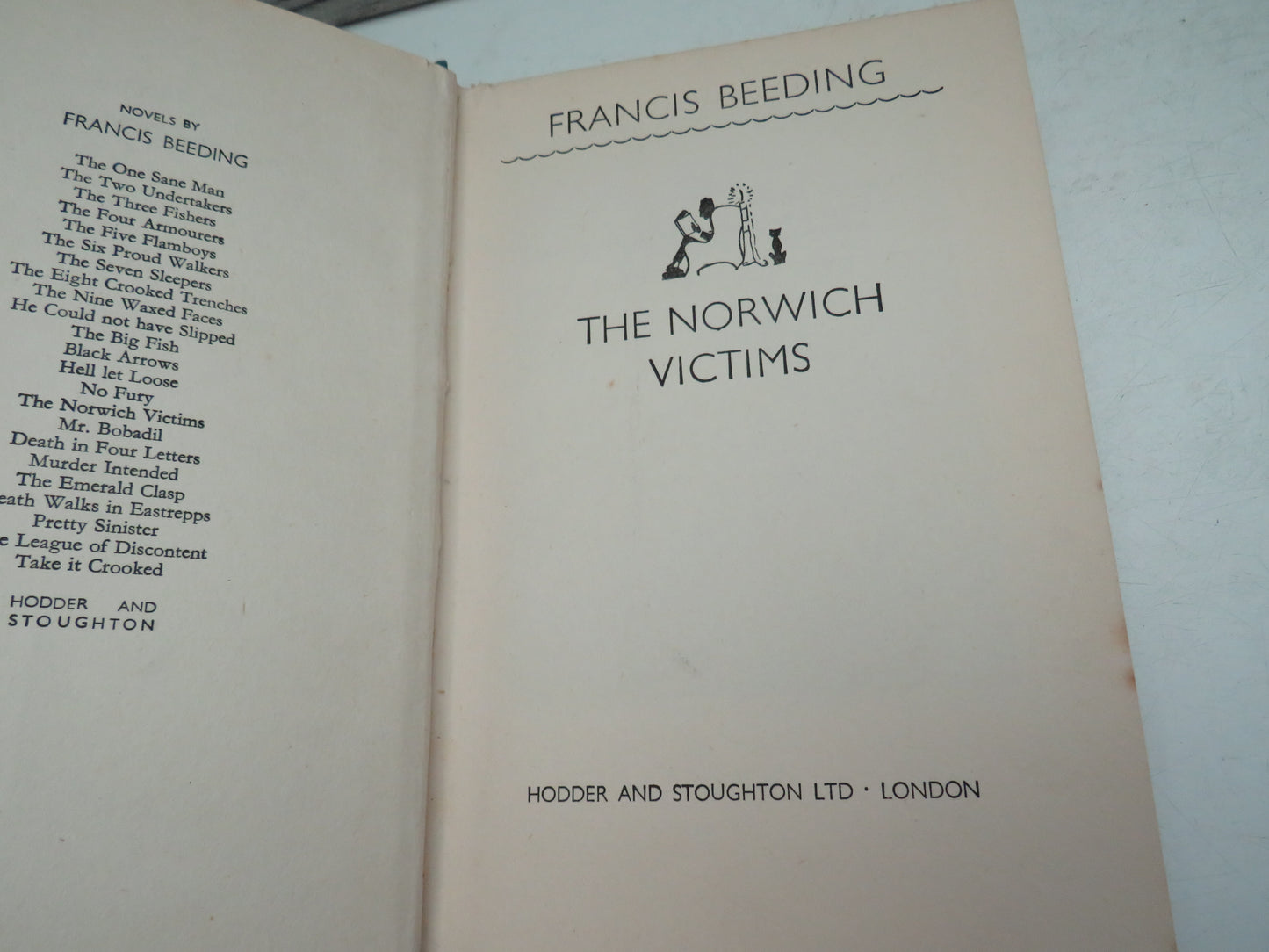 The Norwich Victims By Francis Beeding
