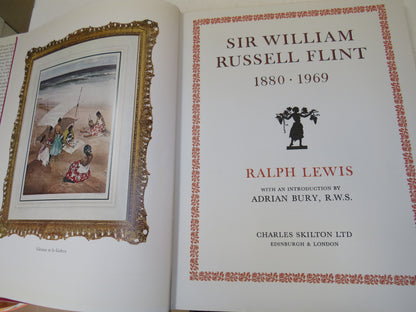 Sir William Russell Flint 1880-1969 By Ralph Lewis 1980 1st Edition book image 3
