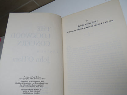 The Lockwood Concern, Novel by John O'Hara, 1965 book image 4