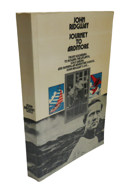 Journey to Ardmore by John Ridgway, 1971, Signed book front cover