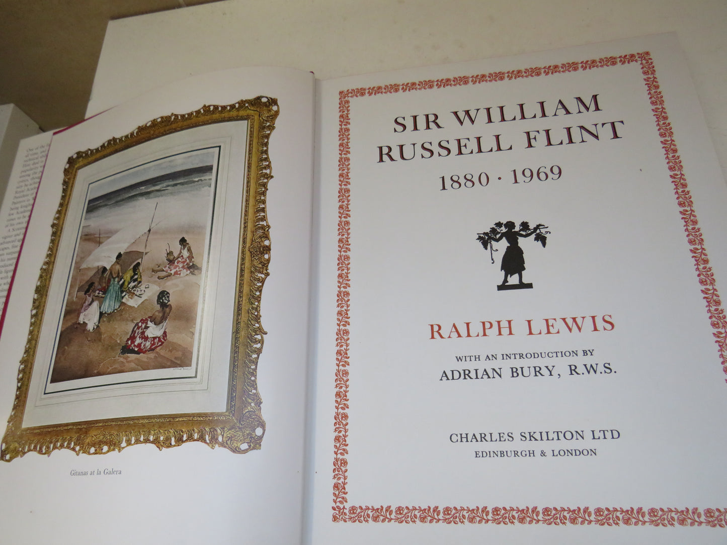 Sir William Russell Flint 1880-1969 By Ralph Lewis 1980 1st Edition