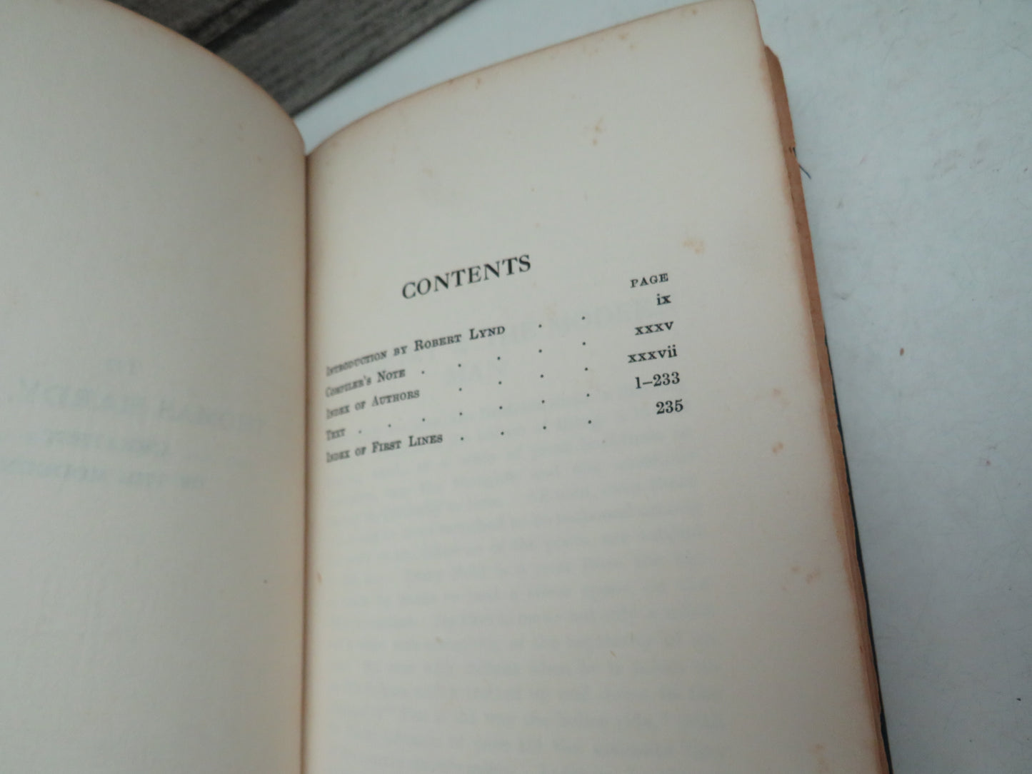 An Anthology of Modern Verse Chosen By A.M. 1921 2nd Edition