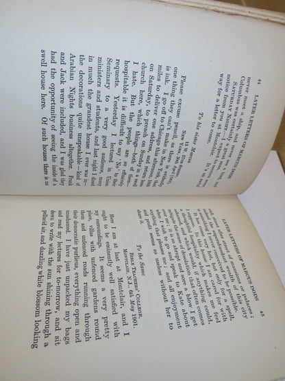Later Letters Of Marcus Dods, (Late Principal of New College Edinburgh)  (1895-1909) 1911 book image 5