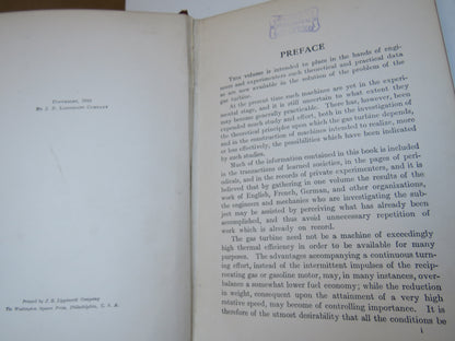 The Gas Turbine Progress In The Design and Construction of Turbines Operated By Gases of Combustion  book image 5
