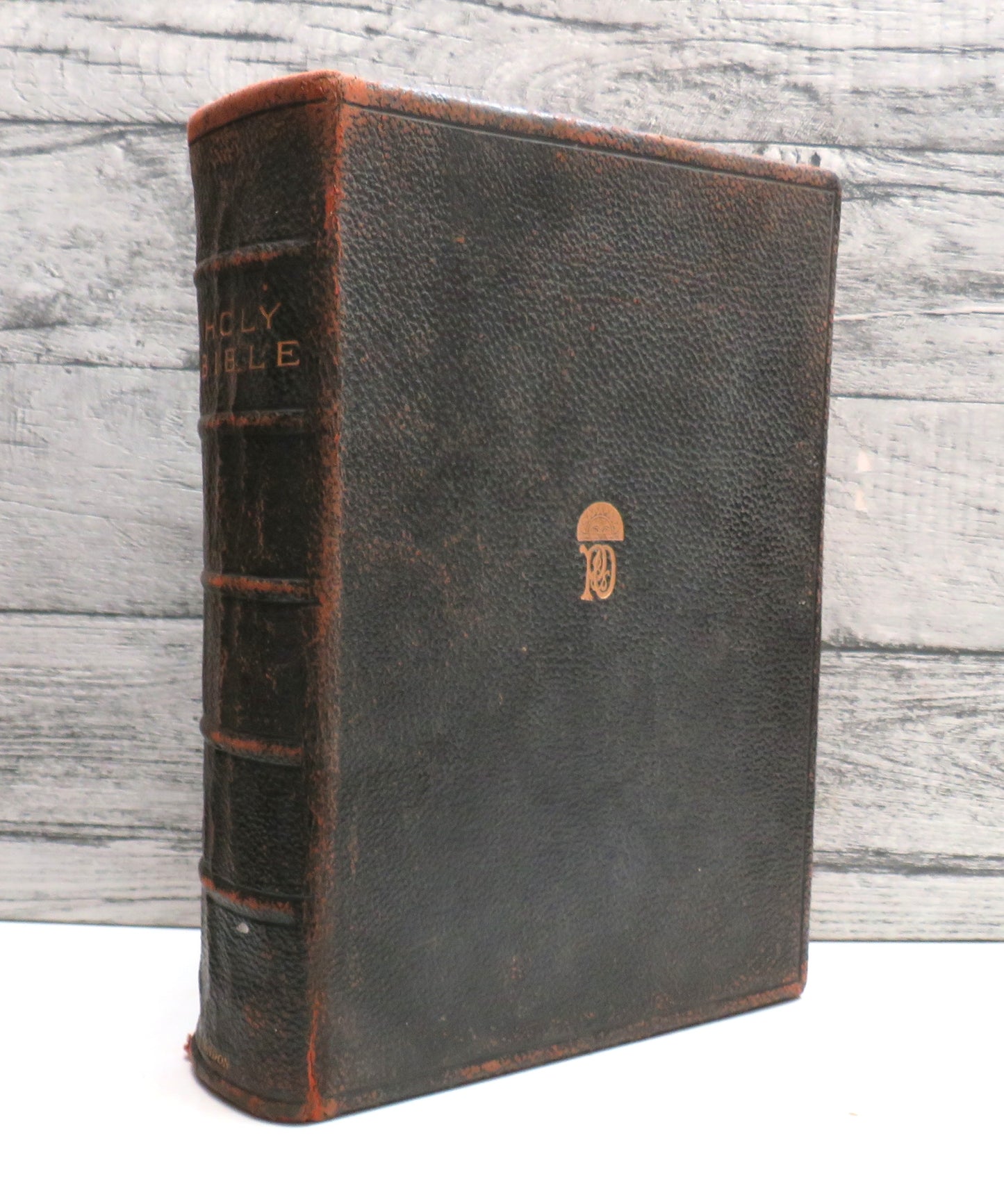 Large Antique Pulpit Bible The Holy Bible Containing The Old and New Testaments