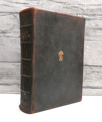 Large Antique Pulpit Bible The Holy Bible Containing The Old and New Testaments