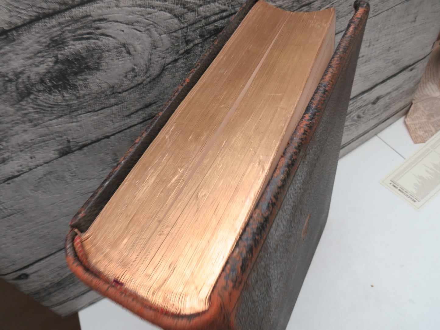 Large Antique Pulpit Bible The Holy Bible Containing The Old and New Testaments