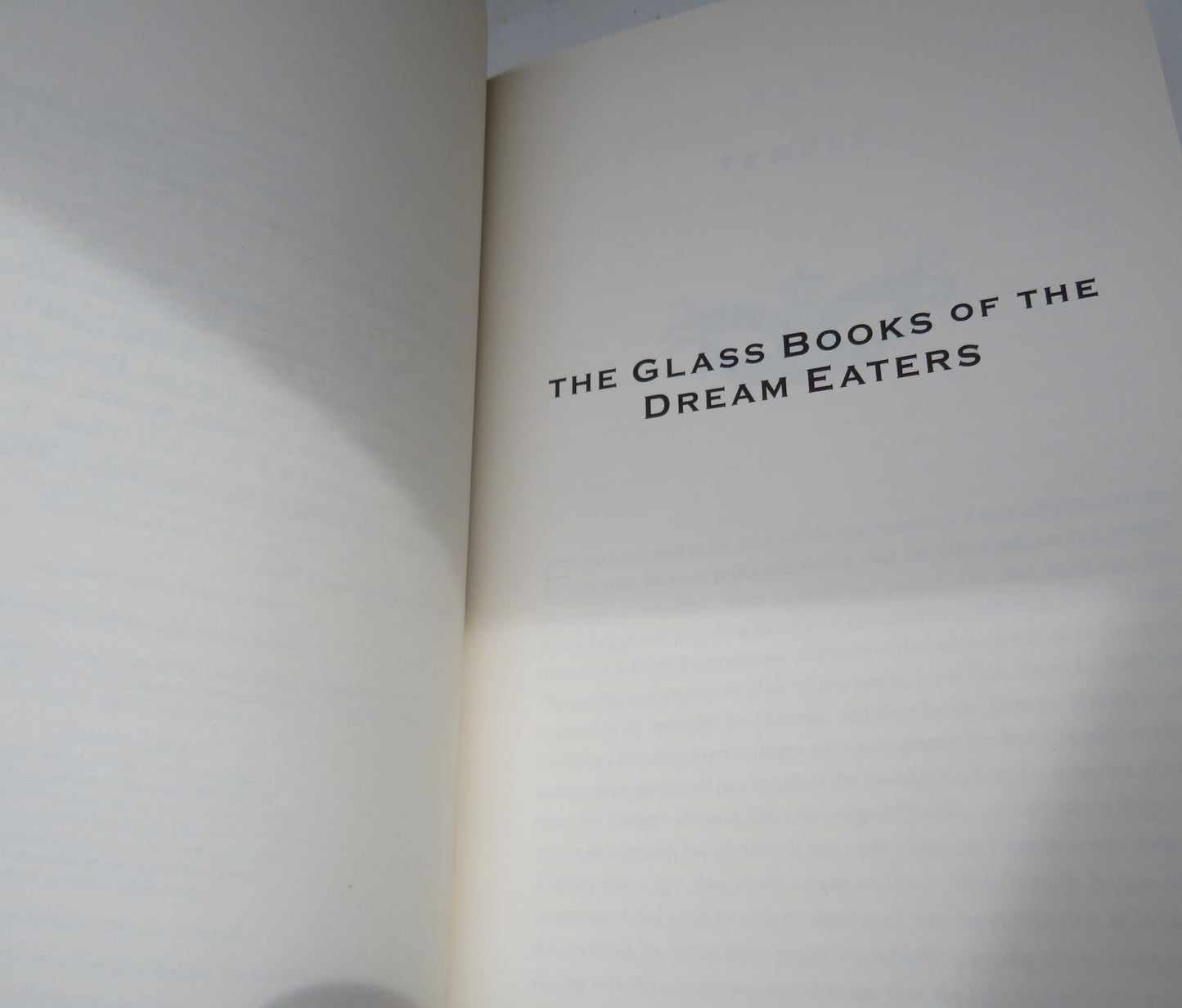 The Glass Books of The Dream Eaters By G.W. Dahlquist 2007