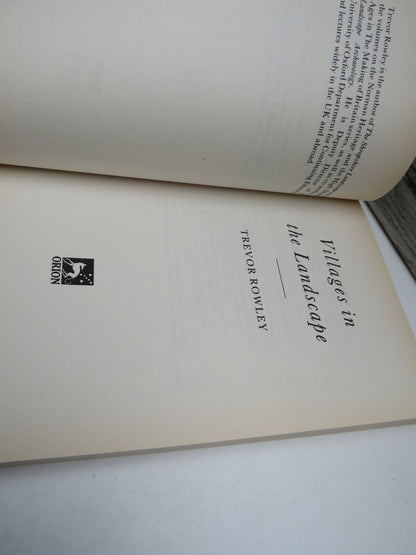 Villages In The Landscape By Trevor Rowley 1978