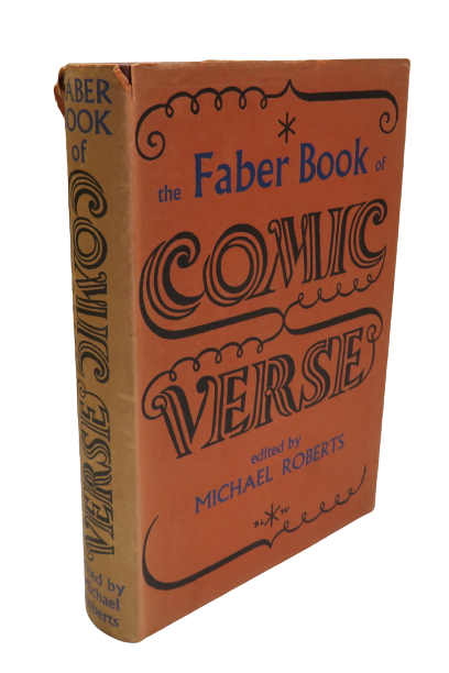 The Faber Book of Comic Verse Compiled By Michael Roberts 1951 book front cover