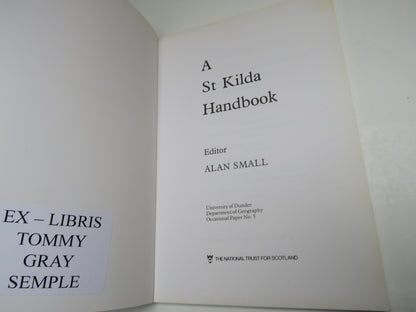 A St. Kilda Handbook, Edited by Alan Small, 1979 book image 3