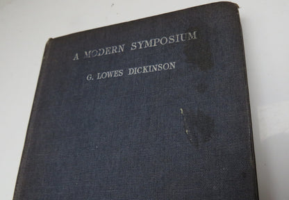 A Modern Symposium By G.Lowes Dickinson 1906 book image 3