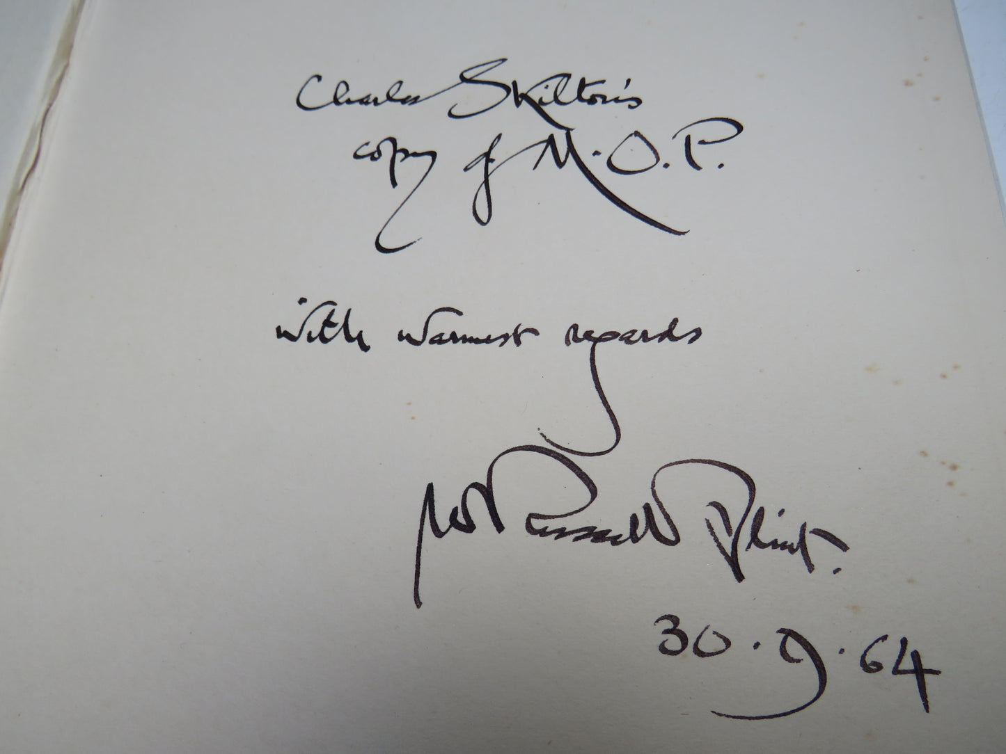 Models of Propriety Occasional Caprices For The Edification of Ladies and The Delight of Gentlemen By W. Russell Flint 1951 With Authors Inscription