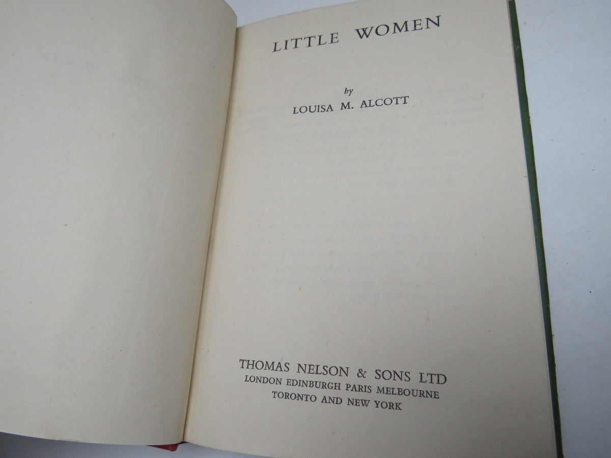 Little Women By Louisa M. Alcott "The Nelson Classics"